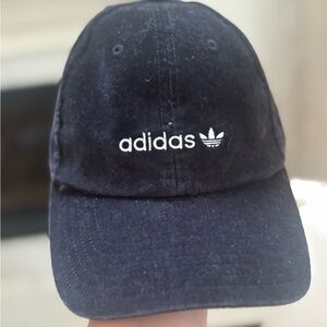 Adidas Black Corduroy Cap